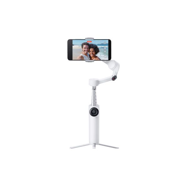  Gimbal Insta360 Flow 2 Standard Bundle Summit White - Tay cầm chống rung điện thoại 