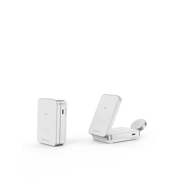 Đế sạc không dây 3 in 1 Mazer QI2 MagFold05 
