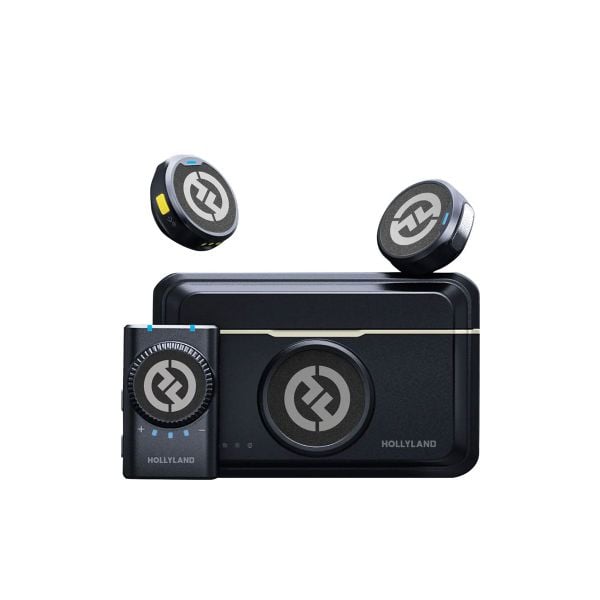  Bộ Micro không dây Hollyland Lark M2 (Shine Charcoal) Camera - Chính hãng 