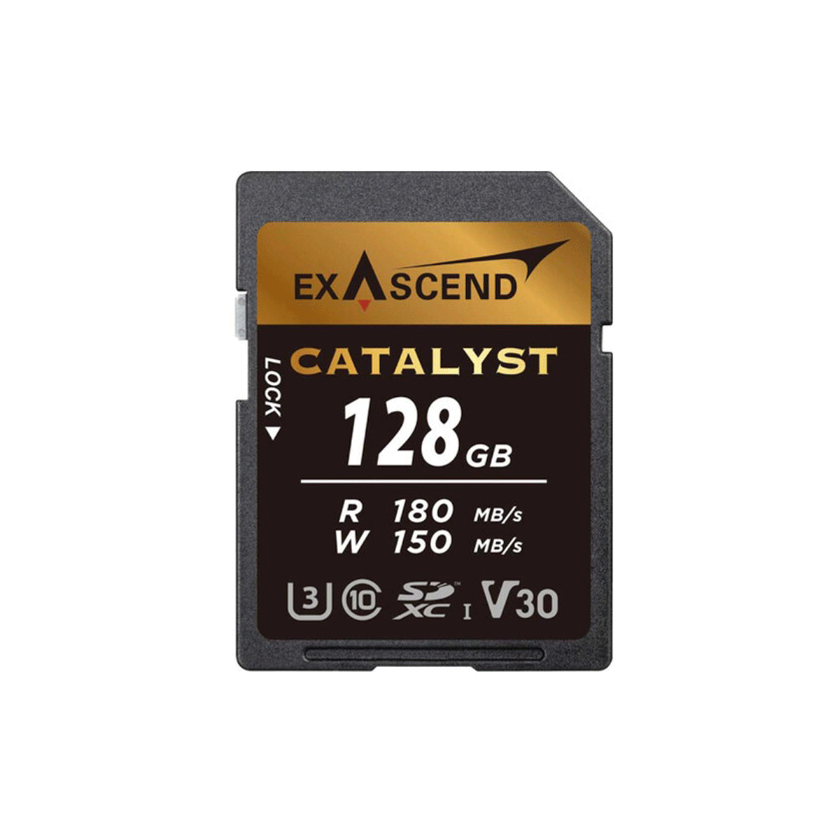  Thẻ nhớ Catalyst SD128GB R180Mb, W150Mb, V30 hiệu Exascend - Chính hãng 