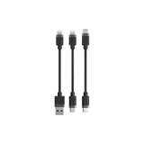  Bộ Hộp 3 Cáp Ngắn 10cm Đa Dụng - Mophie Cable Kit 