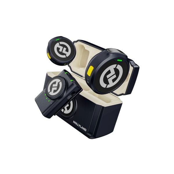  Bộ Micro không dây Hollyland Lark M2 (Shine Charcoal) Camera - Chính hãng 