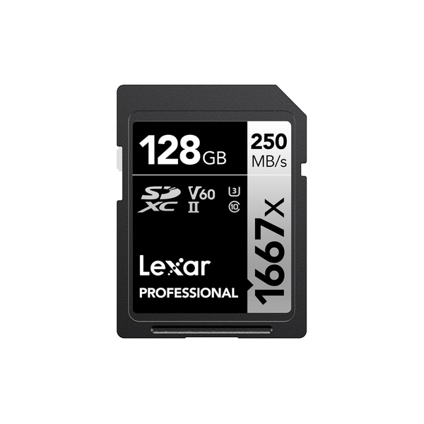  Thẻ nhớ Lexar 128GB Professional 1667x UHS-II SDXC Card V60 - Chính Hãng 
