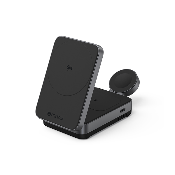  Đế sạc không dây 3 in 1 Mazer QI2 MagFold05 