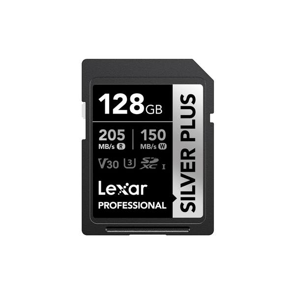  Thẻ nhớ Lexar 128GB Professional SILVER PLUS UHS-I SDXC Card V30 - Chính Hãng 