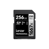  Thẻ nhớ Lexar 256GB Professional 1667x UHS-II SDXC Card V60 - Chính Hãng 