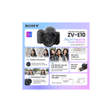  Máy ảnh Vlog Compact Sony ZV-E10 (ZVE10) 