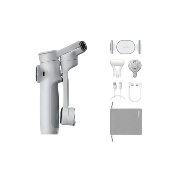  Gimbal Insta360 Flow 2 Pro Creator Bundle Stone Gray - Tay cầm chống rung điện thoại 