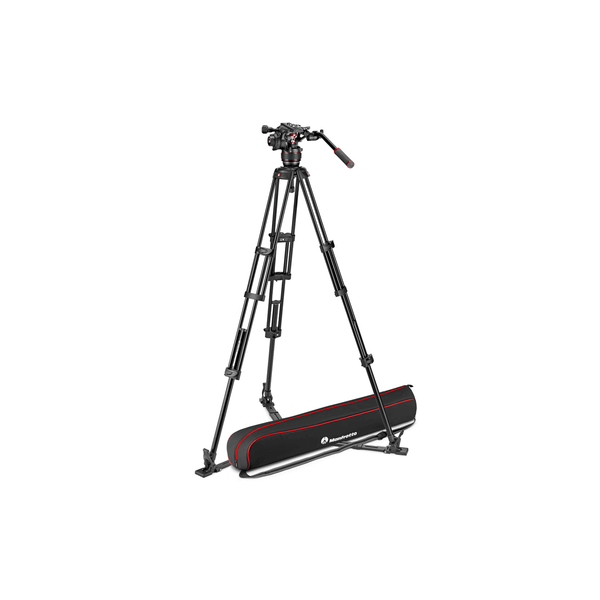  Chân máy quay Nitrotech 608 Fluid Video Head & Aluminum Twin Leg Tripod - Chính Hãng 
