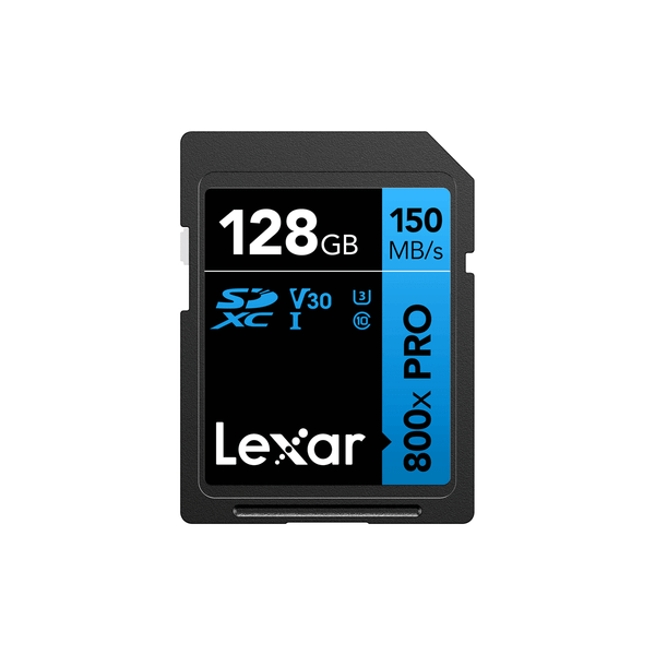 Thẻ nhớ Lexar SD128GB Professional 800x Pro SDXC UHS-I R150Mb V30 - Chính Hãng 