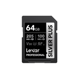  Thẻ nhớ Lexar 64GB Professional SILVER PLUS UHS-I SDXC Card V30 255Mb/s - Chính Hãng 