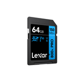  Thẻ nhớ Lexar SD64GB Professional 800x Pro SDXC UHS-I R150Mb V30 - Chính Hãng 