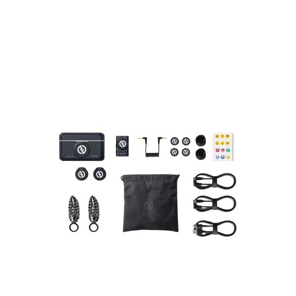  Bộ Micro không dây Hollyland Lark M2 (Shine Charcoal) Camera - Chính hãng 