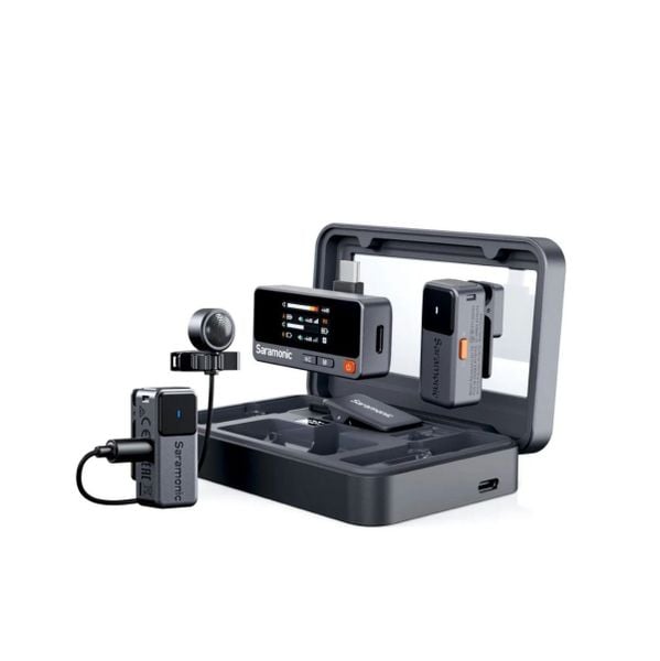  Micro thu âm Saramonic Air 02 (2TX + 1RX + Mic cài áo) 
