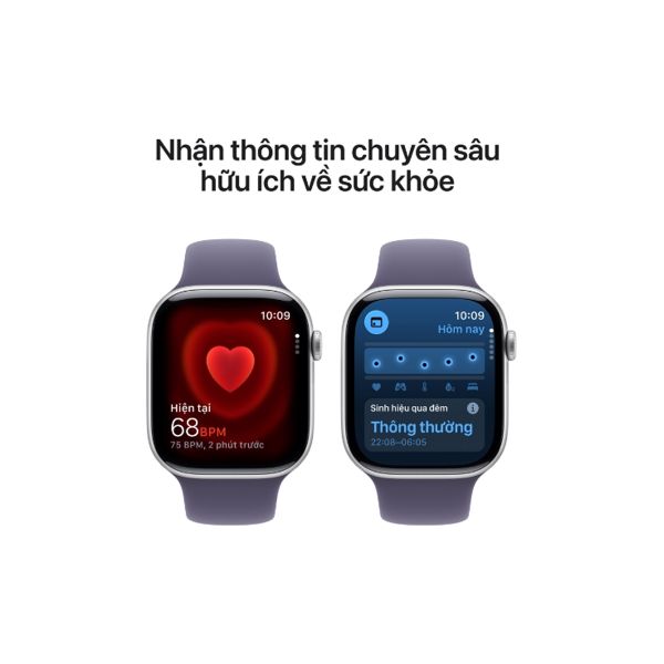  Apple Watch Series 11 46mm  (GPS + Cellular) Viền Nhôm Dây Cao Su size S/M/L 
