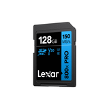  Thẻ nhớ Lexar SD128GB Professional 800x Pro SDXC UHS-I R150Mb V30 - Chính Hãng 