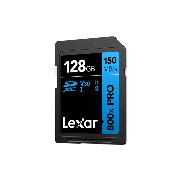  Thẻ nhớ Lexar SD128GB Professional 800x Pro SDXC UHS-I R150Mb V30 - Chính Hãng 