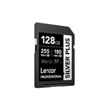  Thẻ nhớ Lexar SD128GB Professional SILVER PLUS UHS-I SDXC Card R255Mb, W180Mb, V30 - Chính hãng 