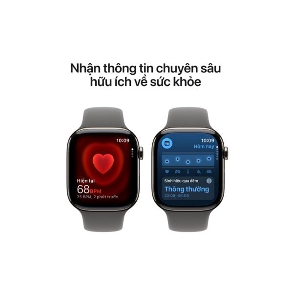 Apple Watch Series 11 46mm (GPS + Cellular) Viền Titan Dây Thép size S/M/L