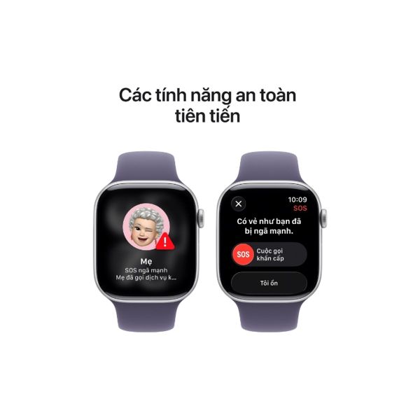 Apple Watch Series 11 46mm (GPS + Cellular) Viền Nhôm Dây Cao Su size S/M/L