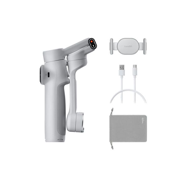  Gimbal Insta360 Flow 2 Standard Bundle Stone Gray - Tay cầm chống rung điện thoại 