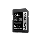  Thẻ nhớ Lexar 64GB Professional SILVER PLUS UHS-I SDXC Card V30 255Mb/s - Chính Hãng 