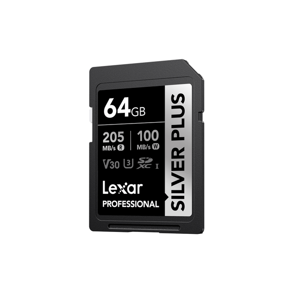  Thẻ nhớ Lexar 64GB Professional SILVER PLUS UHS-I SDXC Card V30 255Mb/s - Chính Hãng 