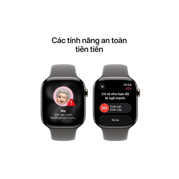  Apple Watch Series 11 46mm (GPS + Cellular) Viền Titan Dây Thép size S/M/L 