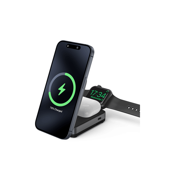  Đế sạc không dây 3 in 1 Mazer QI2 MagFold05 