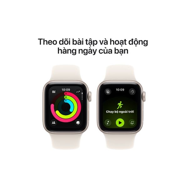  Apple Watch SE 3 40mm (GPS) Viền Nhôm Dây Cao Su size S/M/L 
