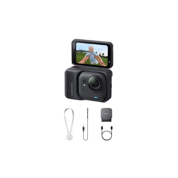  Camera Insta360 Go Ultra Standard Bundle (Midnight Black) - Máy quay thể thao 360 độ - Chính hãng 