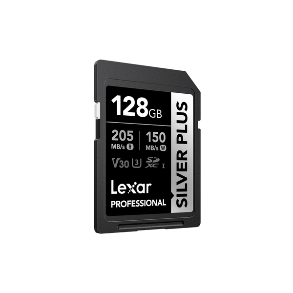  Thẻ nhớ Lexar 128GB Professional SILVER PLUS UHS-I SDXC Card V30 - Chính Hãng 