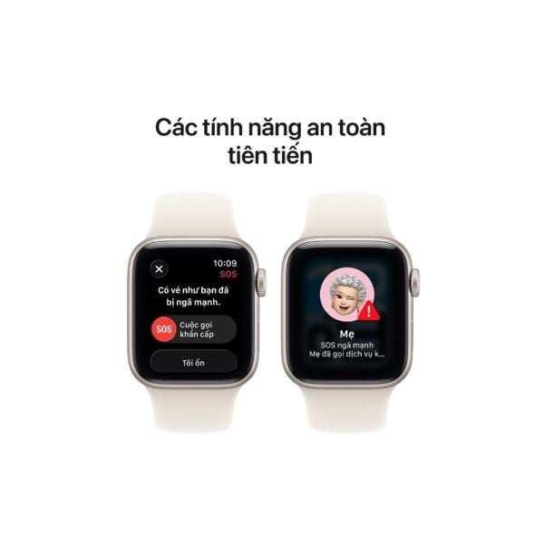Apple Watch SE 3 44mm (GPS + Cellular) Viền Nhôm Dây Cao Su size S/M/L