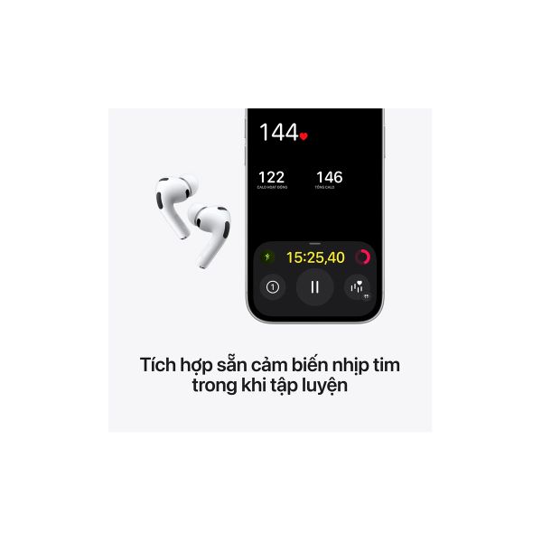  Tai nghe AirPods Pro Gen 3 với Hộp Sạc MagSafe (USB-C) 2025 