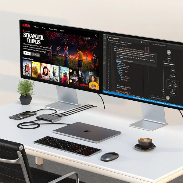  Dock chuyển đổi Satechi Thunderbolt 4 Slim Hub Pro 