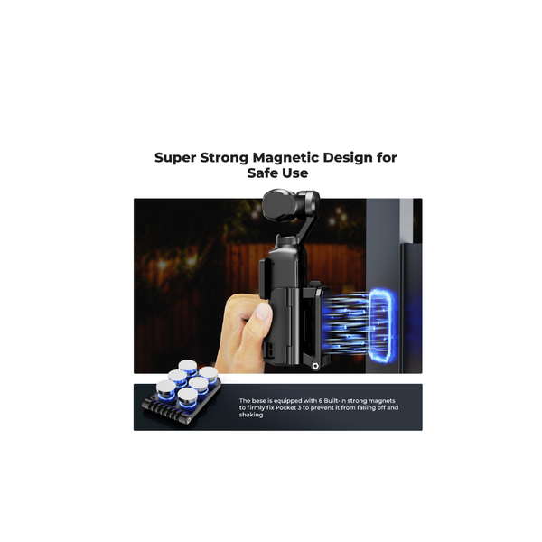  Gía đỡ K&F Magnetic Mount cho Pocket 3 KF31.143 