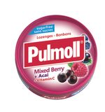 Kẹo Ngậm Không Đường Pulmoll Hỗn Hợp Quả Mọng + Acai + Vitamin C (Hộp 45g)