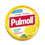 Kẹo Ngậm Không Đường Pulmoll Chanh Vàng + Vitamin C (Hộp 45g)