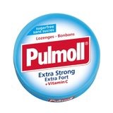 Kẹo Ngậm Không Đường Pulmoll Extra Strong + Vitamin C (Hộp 45g)