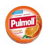 Kẹo Ngậm Không Đường Pulmoll Cam + Vitamin C (Hộp 45g)