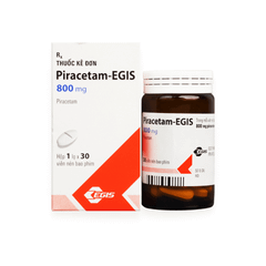 PIRACETAM - EGIS 800mg (Hộp 1 lọ x 30 viên)