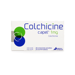 COLCHICINE CAPEL 1mg (Hộp 1 vỉ x 20 viên)