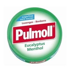 Kẹo Ngậm Không Đường Pulmoll Hương Khuynh Diệp Bạc Hà (Hộp 45g)