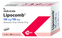 LIPOCOMB 10mg/10mg (Hộp 3 vỉ x 10 viên)