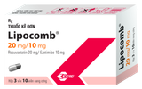 LIPOCOMB 20mg/10mg (Hộp 3 vỉ x 10 viên)