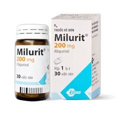 MILURIT 200mg (Hộp 1 lọ x 30 viên)