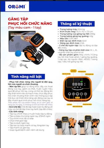 Bàn Tay Robot Tập Phục Hồi OROMI 962