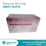 Găng Tay Tiệt Trùng Không Bột Great Glove ( 7)