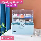 Hộp Đựng Thuốc 3 Tầng 12L