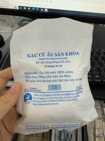 Gạc Củ Ấu Sản Khoa Memco